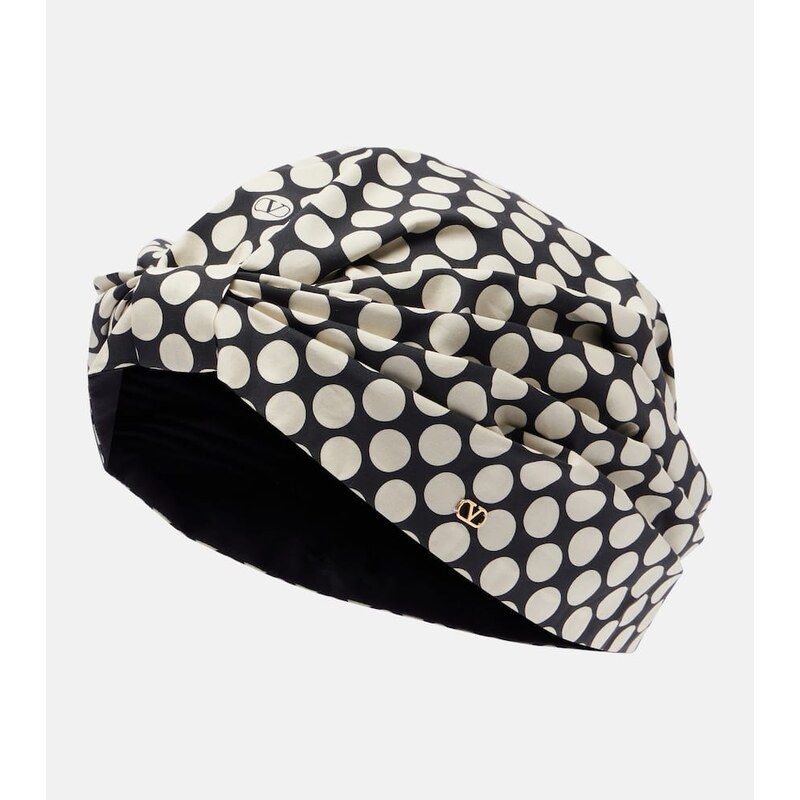 Valentino Escape Plus De Pois cotton head wrap 67943384