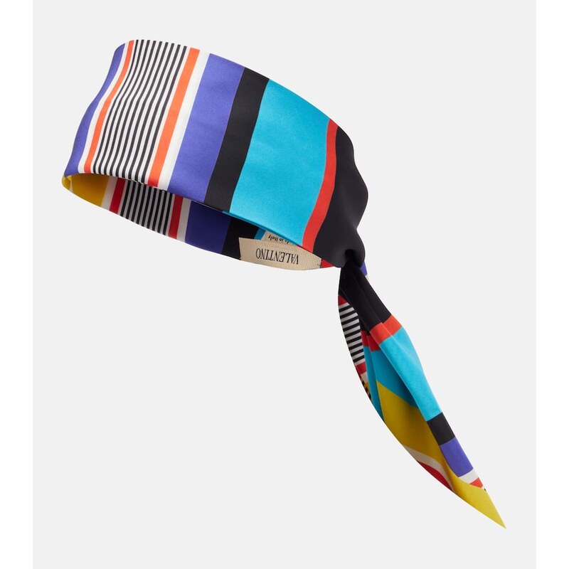 Valentino Escape printed silk headband 68055661