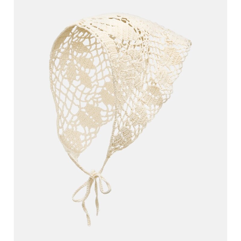 Magda Butrym Crochet cotton scarf 68290811