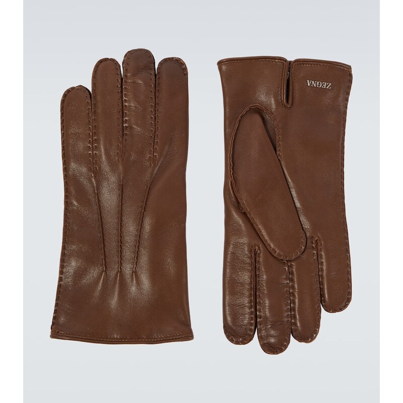 Zegna Leather gloves 68066502