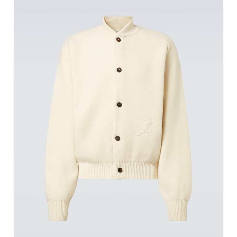 Jacquemus Pallone wool and cashmere cardigan 68066462