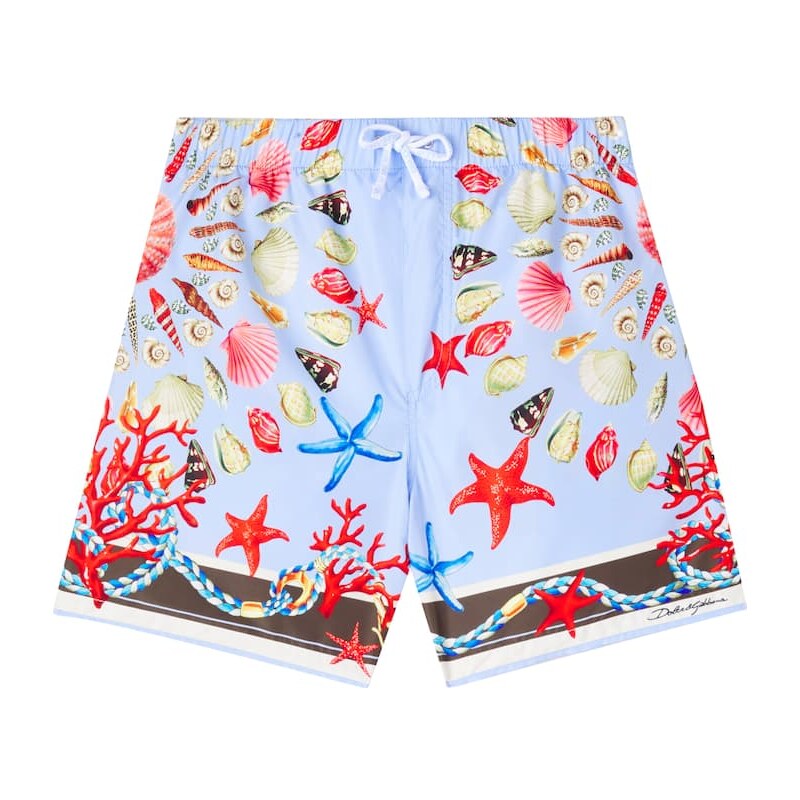 Dolce&Gabbana Kids Printed swim trunks 68107726