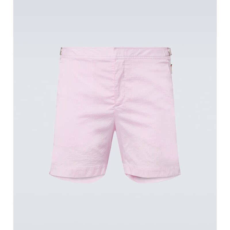 Orlebar Brown Bulldog seersucker swim trunks 68287009