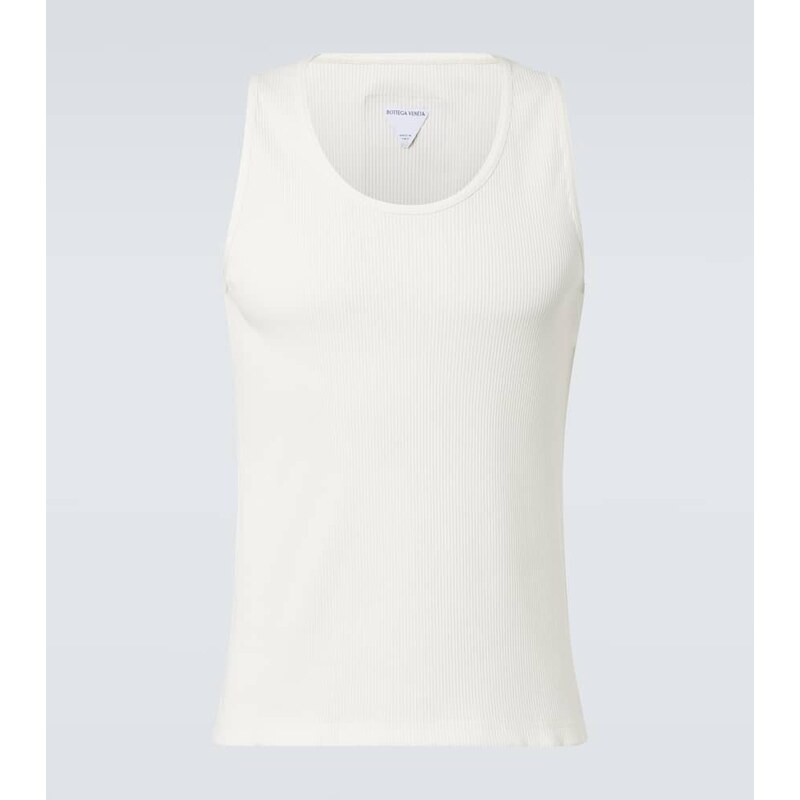 Bottega Veneta Cotton-blend jersey tank top 68004148