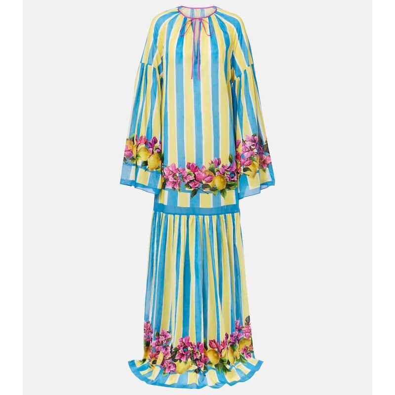 Dolce&Gabbana Striped cotton kaftan 67984041