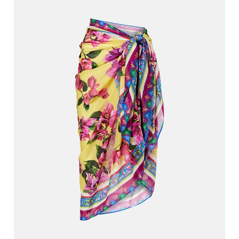 Dolce&Gabbana Floral cotton cover-up 67953273