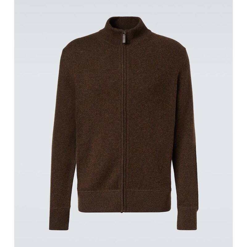 Tods Wool and cashmere zip-up cardigan 68186234