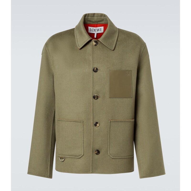 Loewe Anagram wool and cashmere jacket 67963463