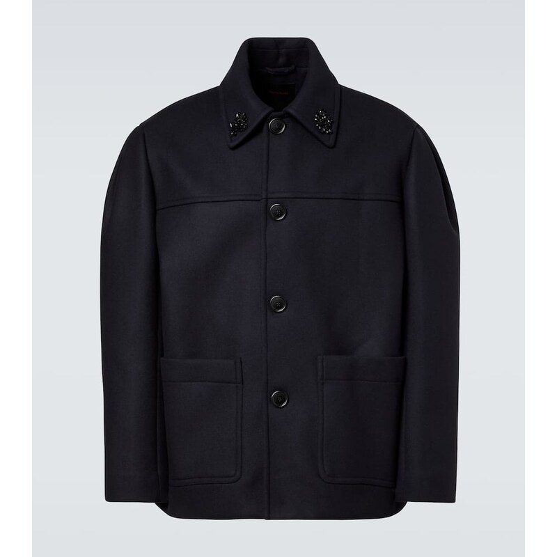 Simone Rocha Embellished wool-blend jacket 68050614