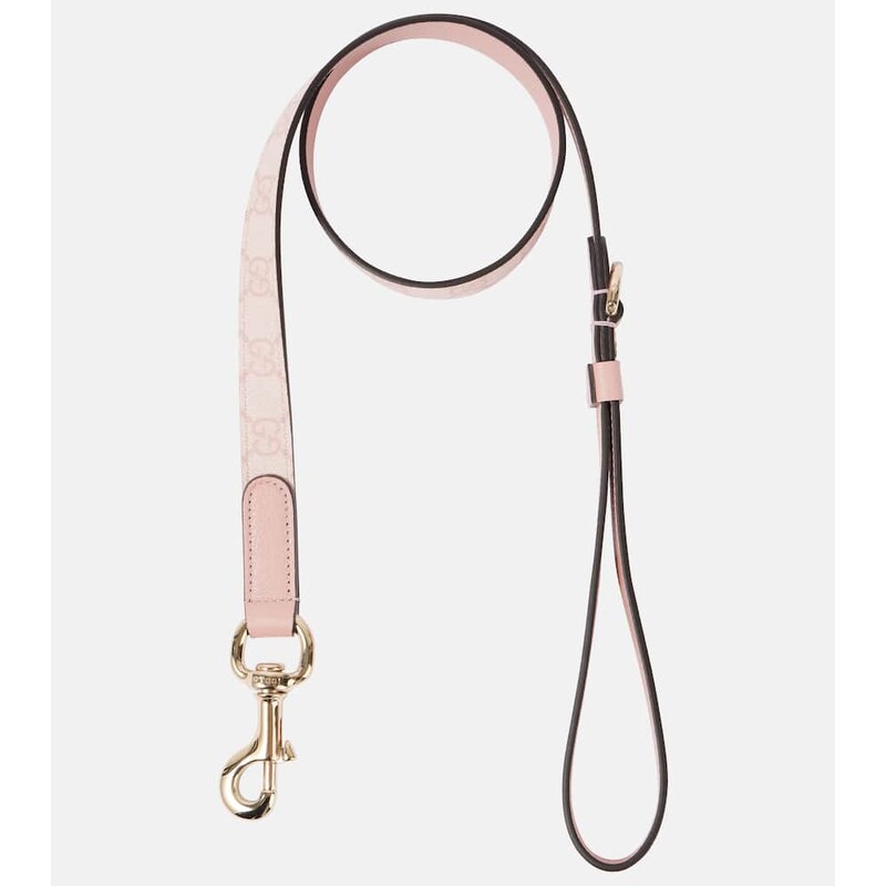 Gucci GG leather-trimmed dog leash 67932377