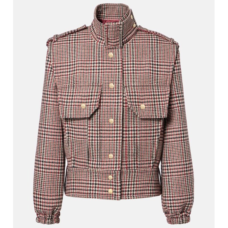 Patou Checked virgin wool jacket 67973137
