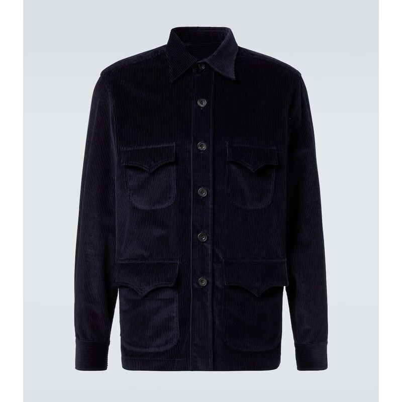 Rubinacci Cotton corduroy Western shirt 68070995