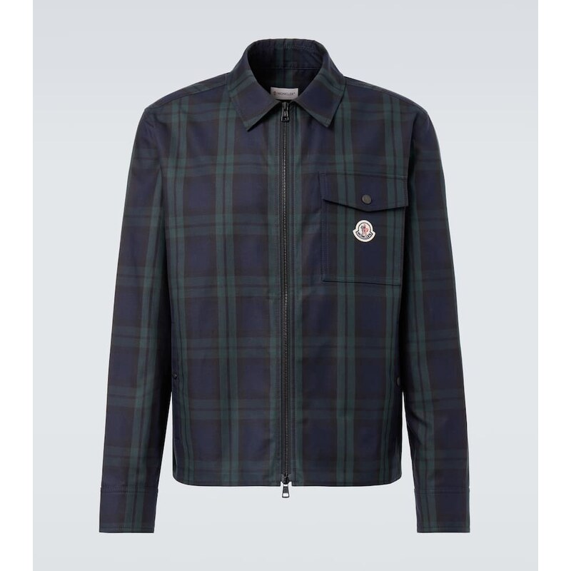 Moncler Checked cotton jacket 68289454