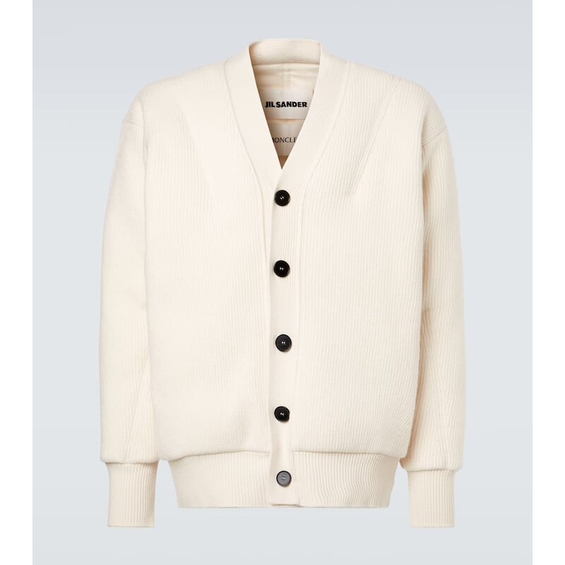 Moncler Genius + Jil Sander virgin wool down cardigan 67952920