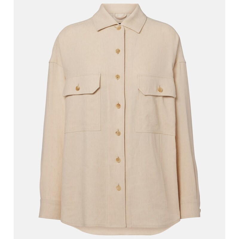 Loro Piana Linen and wool shirt 68024715