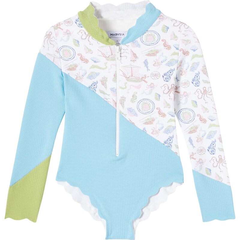 Marysia Bumby Bumby Northsea Rashguard scalloped swimsuit 67993944