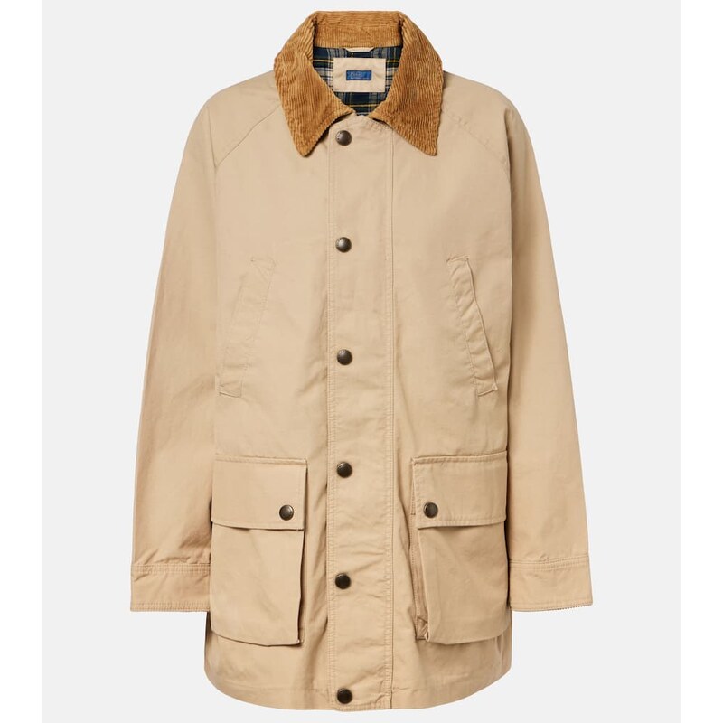 Polo Ralph Lauren Corduroy-trimmed cotton field jacket 68198248