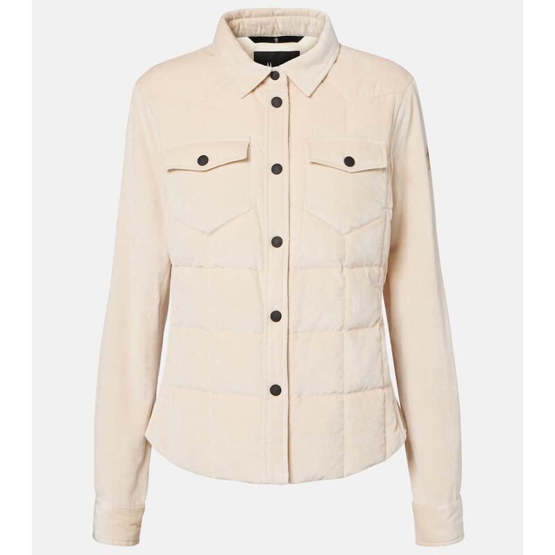 Moncler Grenoble Nangy cotton-blend down overshirt 68014795