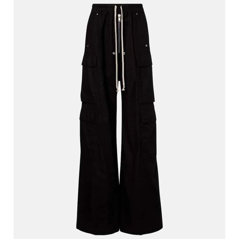 Rick Owens Belas cotton and wool cargo pants 68194005