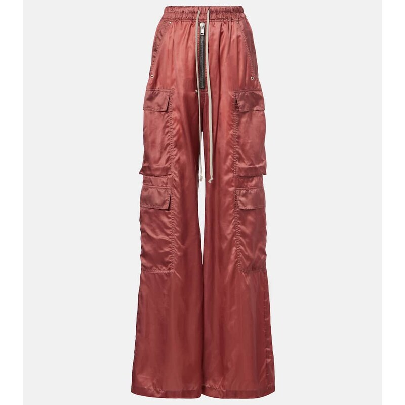 Rick Owens High-rise cargo pants 67974068