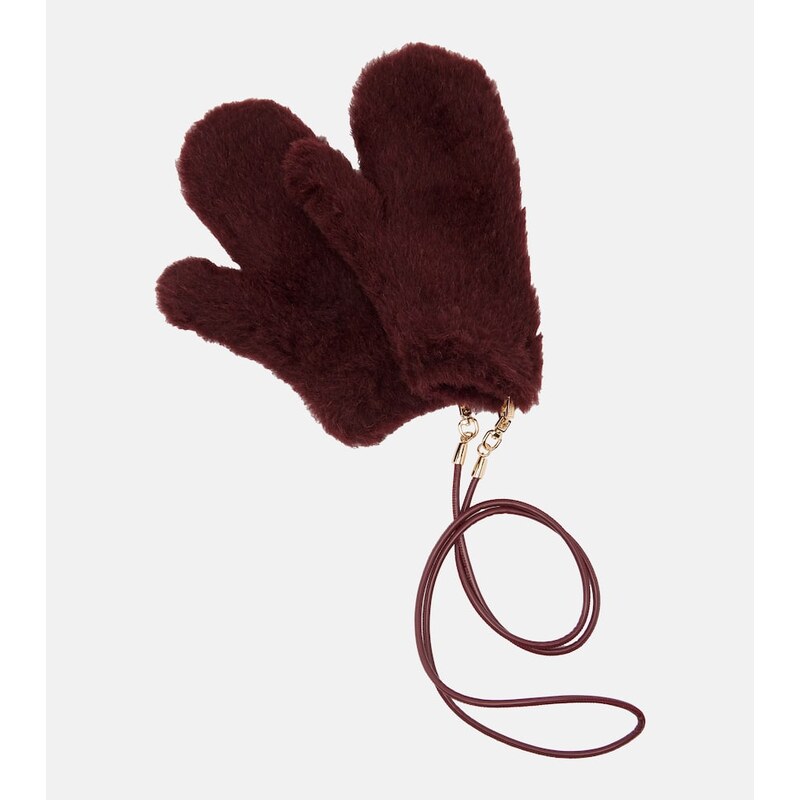 Max Mara Alpaca, wool, and silk mittens 68273587