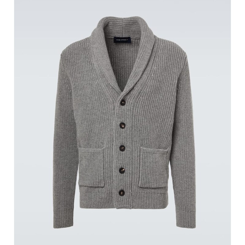 Thom Sweeney Wool and cashmere cardigan 68233564