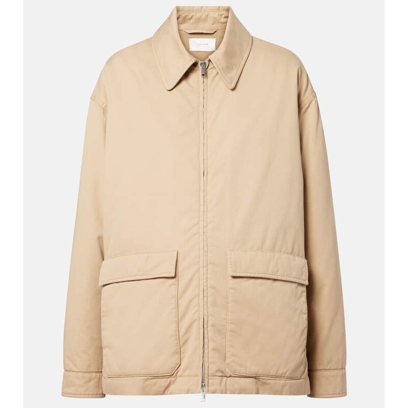 The Row Aurelius cotton and cashmere jacket 67974154