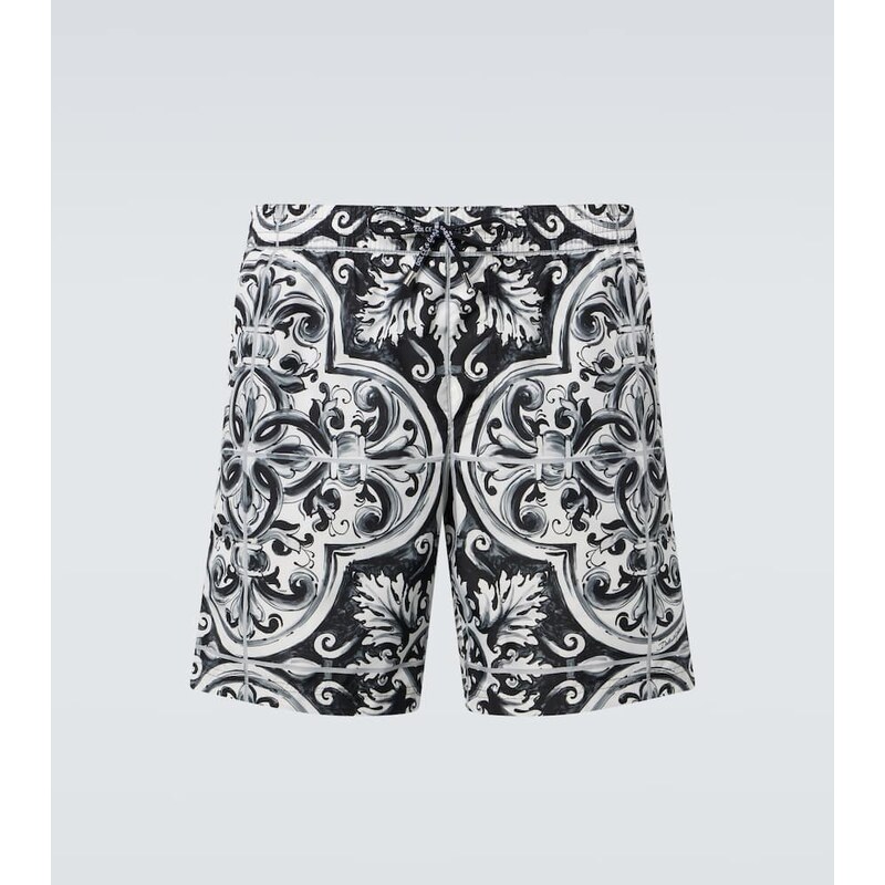 Dolce&Gabbana Majolica swim trunks 68384261