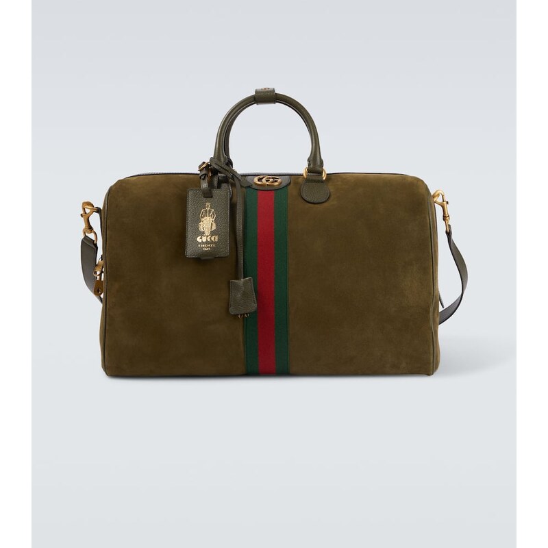Gucci Gucci Savoy Medium suede duffel bag 67933397