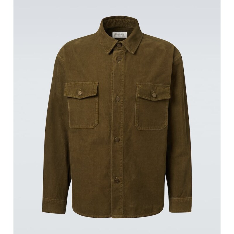 Saint Laurent Cotton corduroy overshirt 68188736