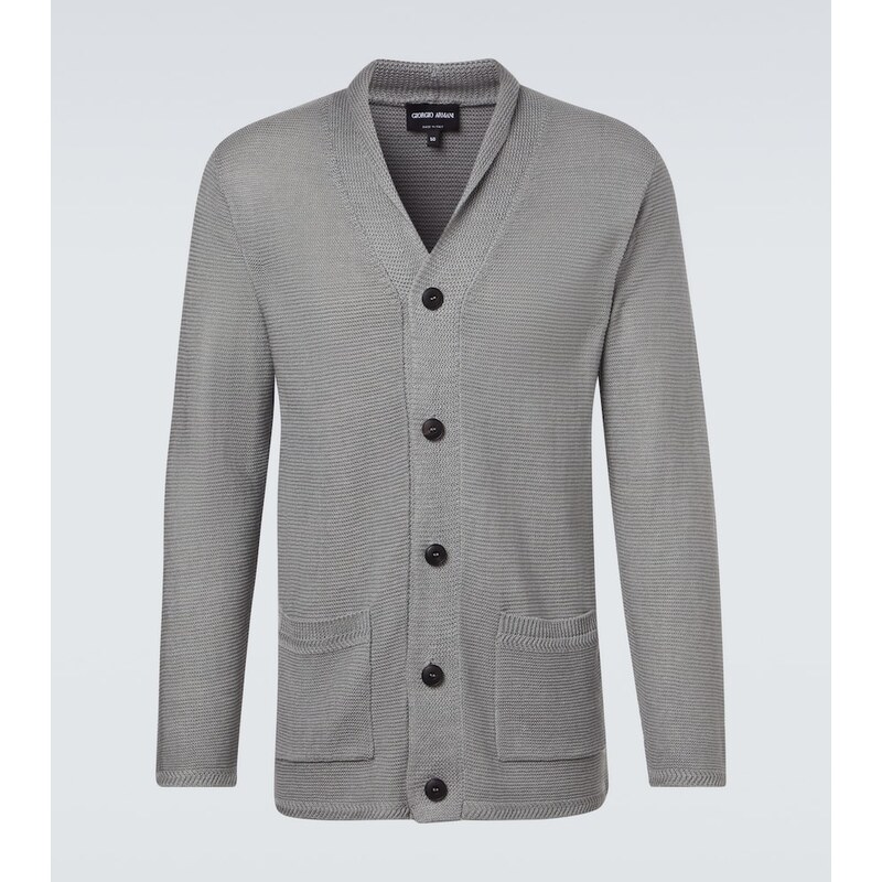 Giorgio Armani Linen-blend cardigan 67984806