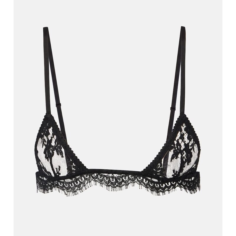 Dolce&Gabbana Cotton-blend lace bralette 68279128