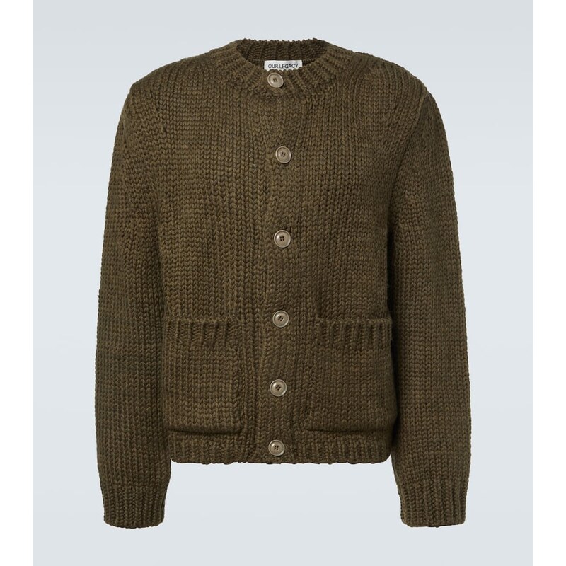 Our Legacy Over wool and alpaca cardigan 67954250