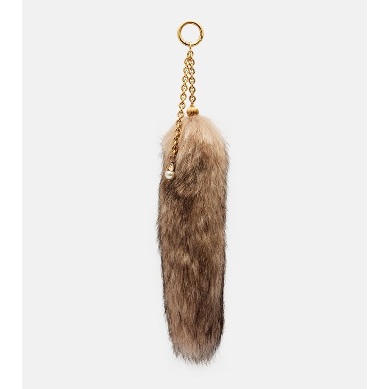 Chloe ChloÃ Treasure Tails shearling bag charm 68040205