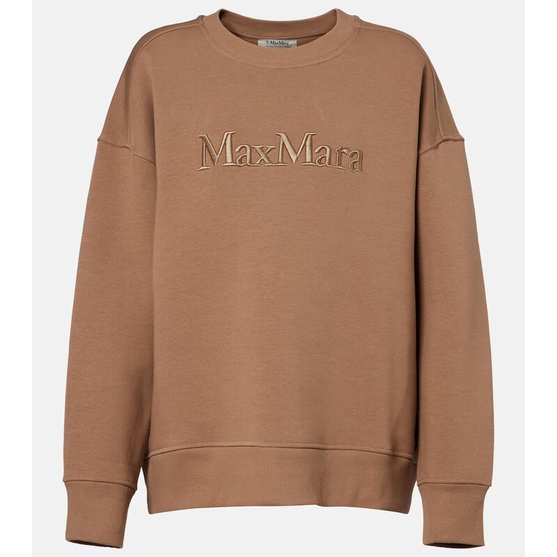 S Max Mara Monza cotton-blend jersey sweatshirt 68026272