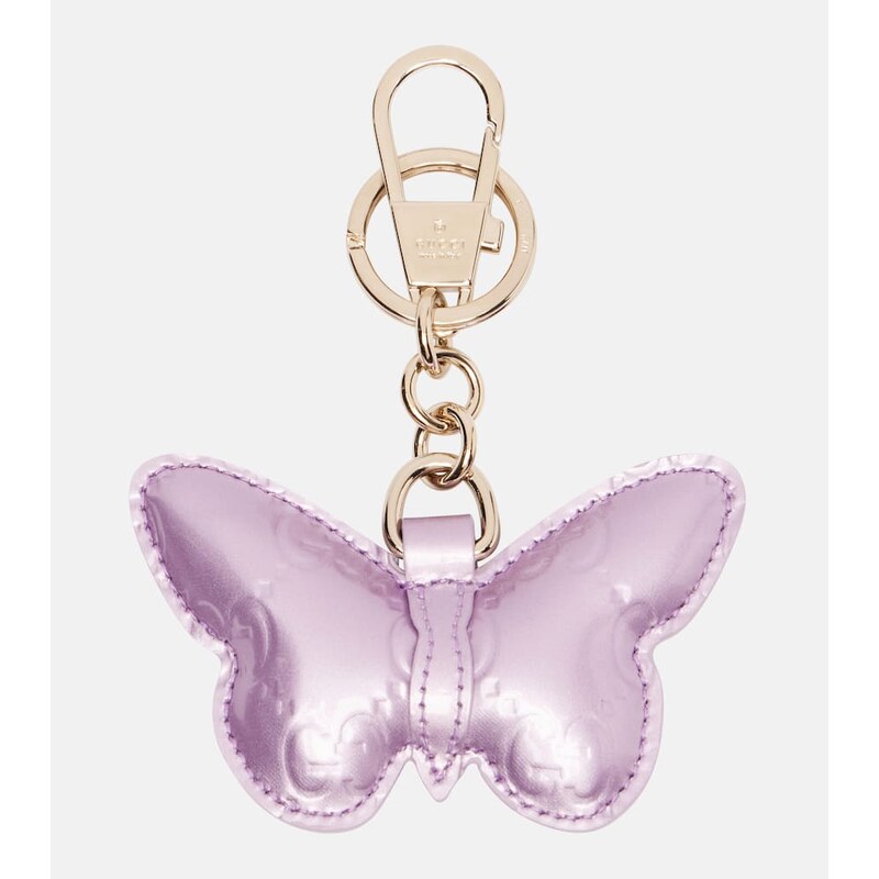 Gucci Butterfly leather bag charm 68153881