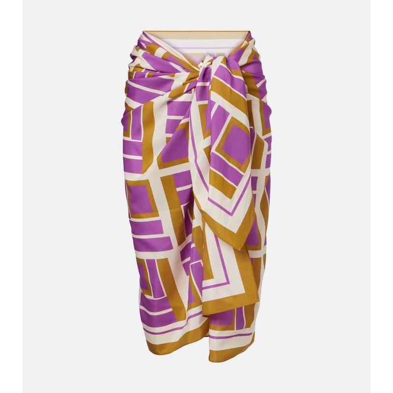 Eres Vibration cotton and silk beach cover-up 68166874