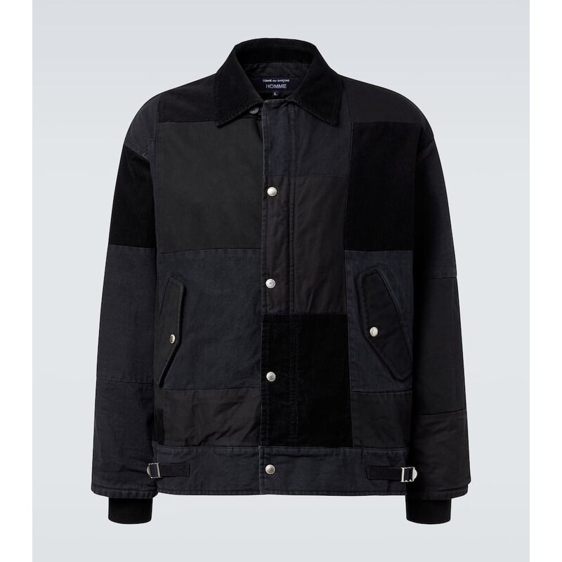 Comme des Garcons Homme Comme des GarÃ§ons Homme Paneled cotton Oxford 68104344