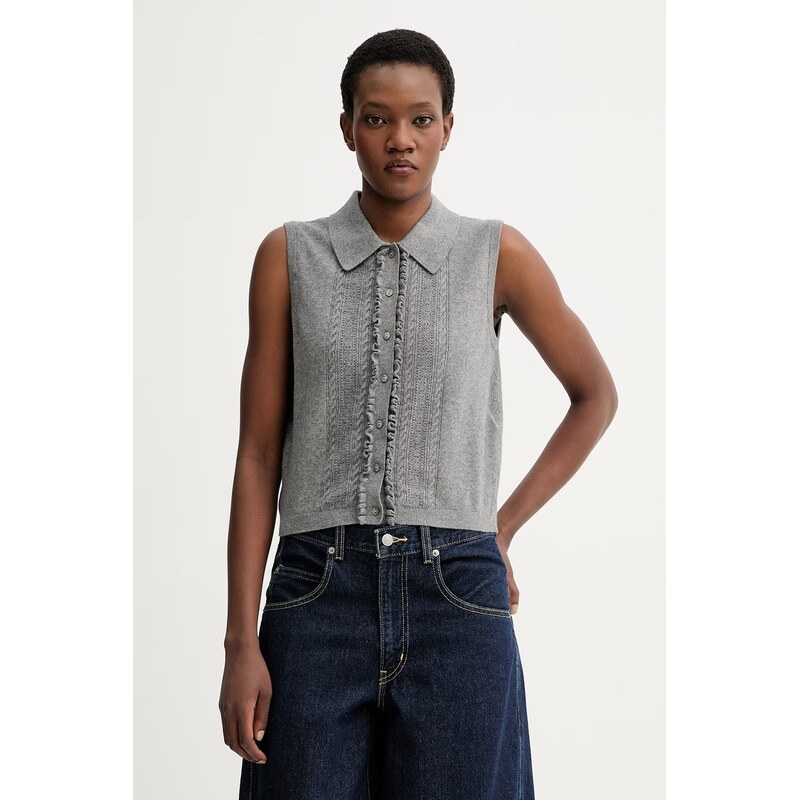 Vesta Levis SUPER SOFT MINI RUFFLE VEST 67602922