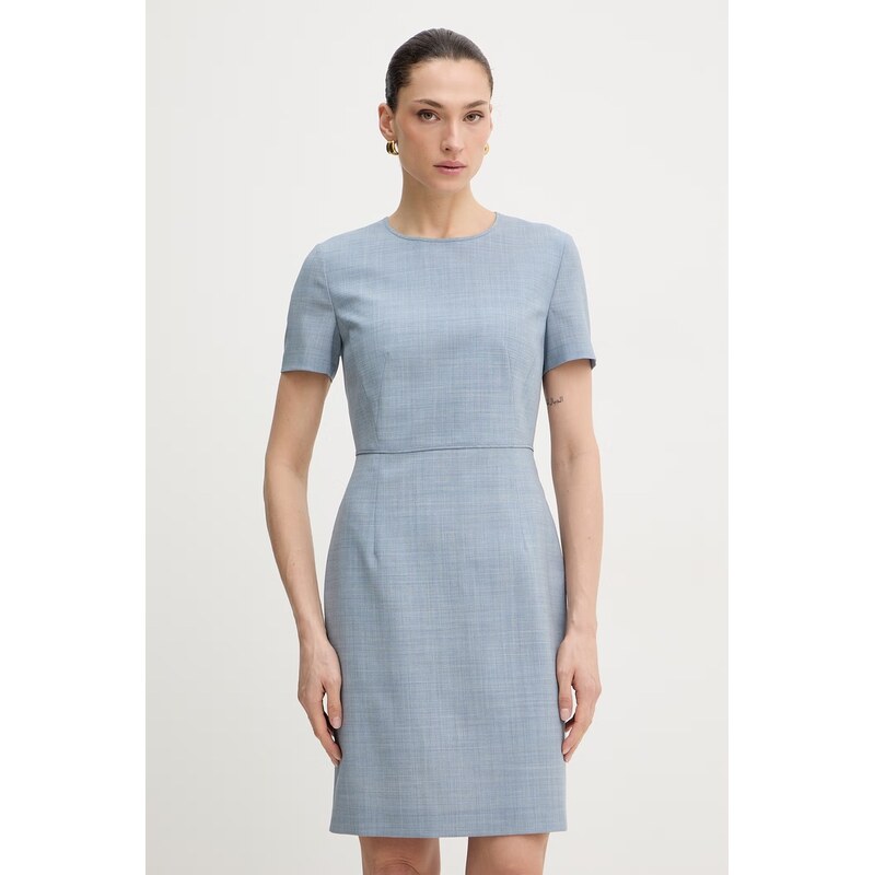 Vlnené šaty BOSS Dunera 67602921