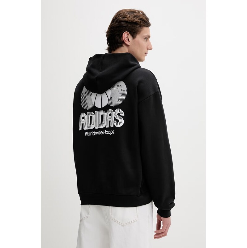 Bavlnená mikina adidas Originals World Wide Hoops 67602975