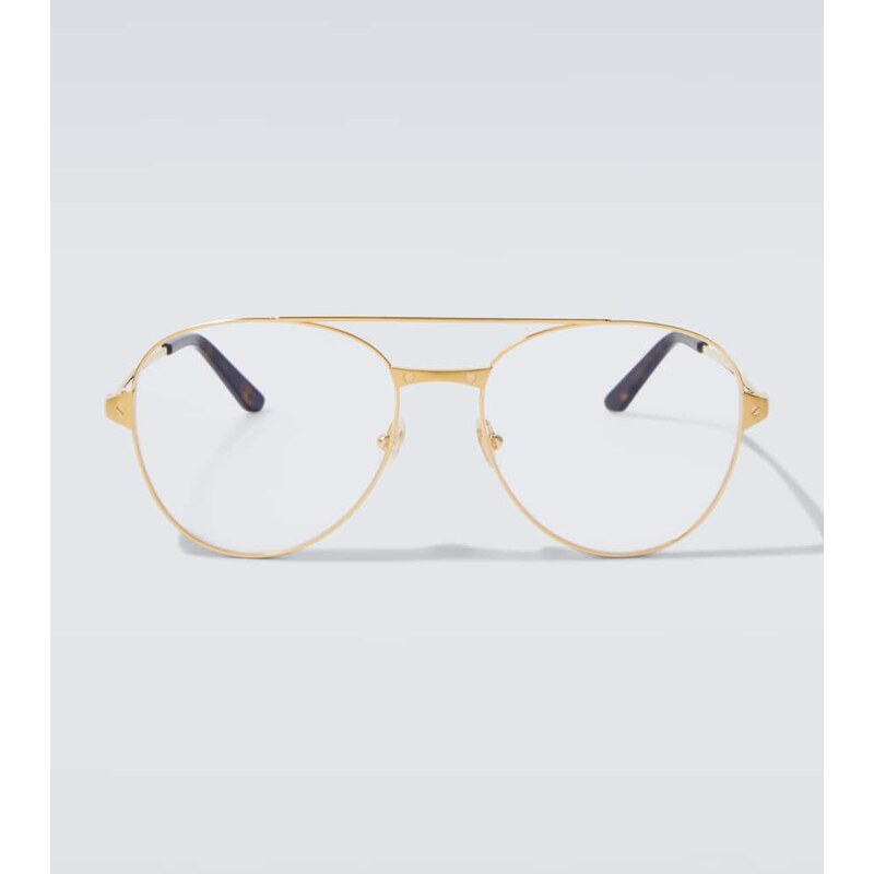 Cartier Eyewear Collection Santos De Cartier aviator glasses 68169296