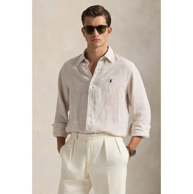 Ľanová košeľa Polo Ralph Lauren 67603006