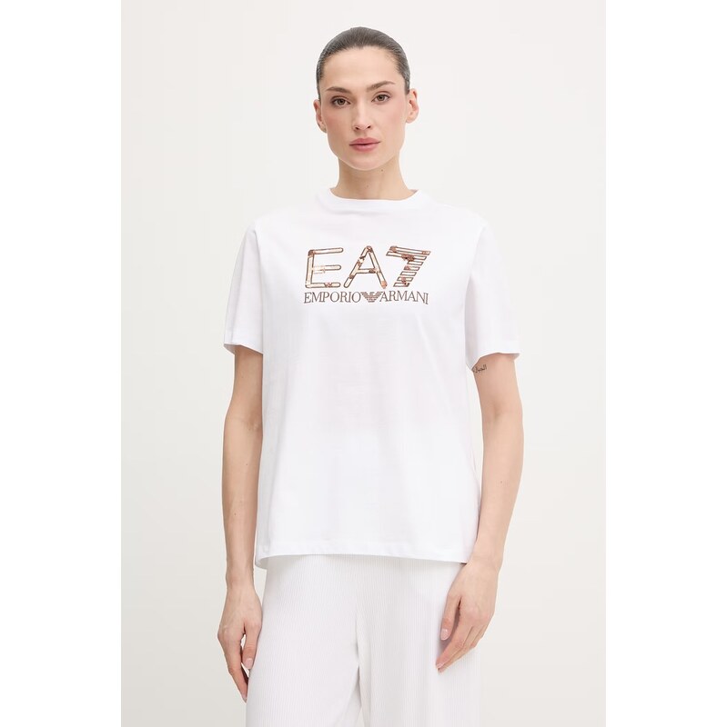 Bavlnené tričko EA7 Emporio Armani 67603013