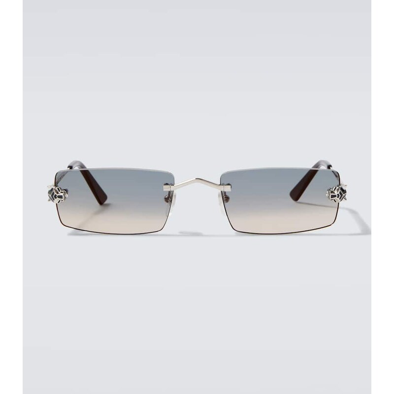 Cartier Eyewear Collection PanthÃ¨re De Cartier rectangular sunglasses 67934343