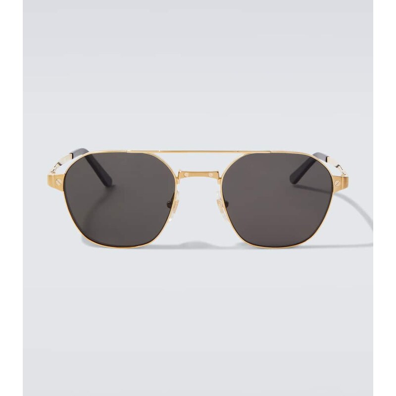 Cartier Eyewear Collection Santos De Cartier aviator sunglasses 67934344