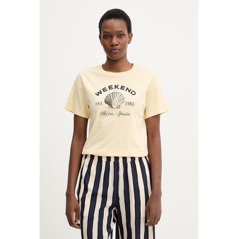 Bavlnené tričko Weekend Max Mara BORA 67603016