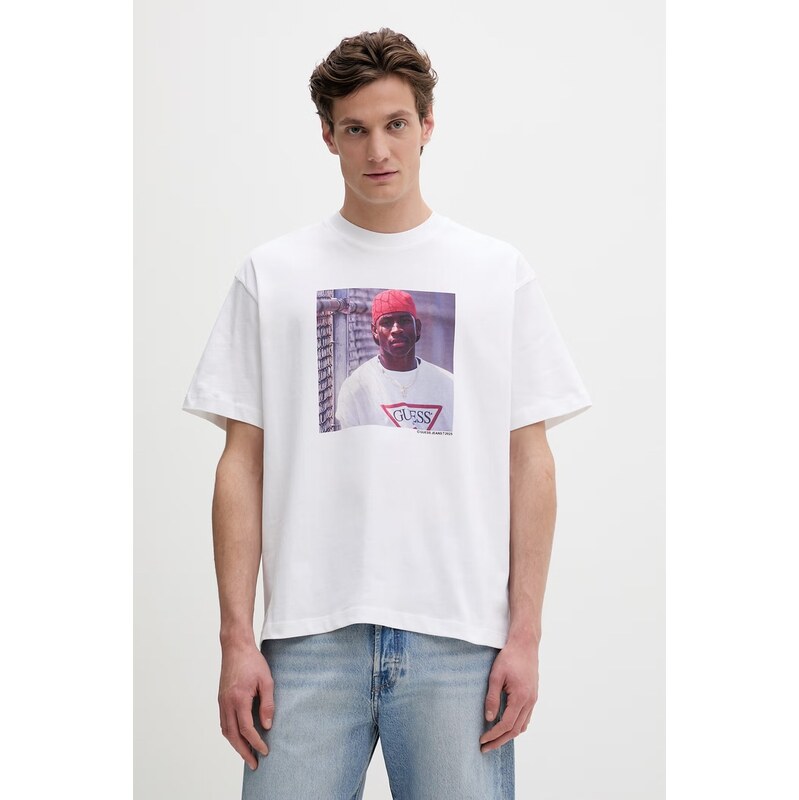 Bavlnené tričko Guess Jeans 67603017