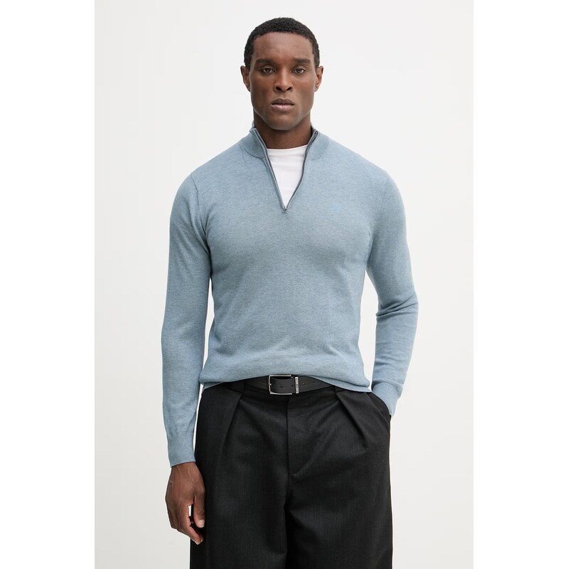 Sveter s prímesou hodvábu Hackett London 67603135