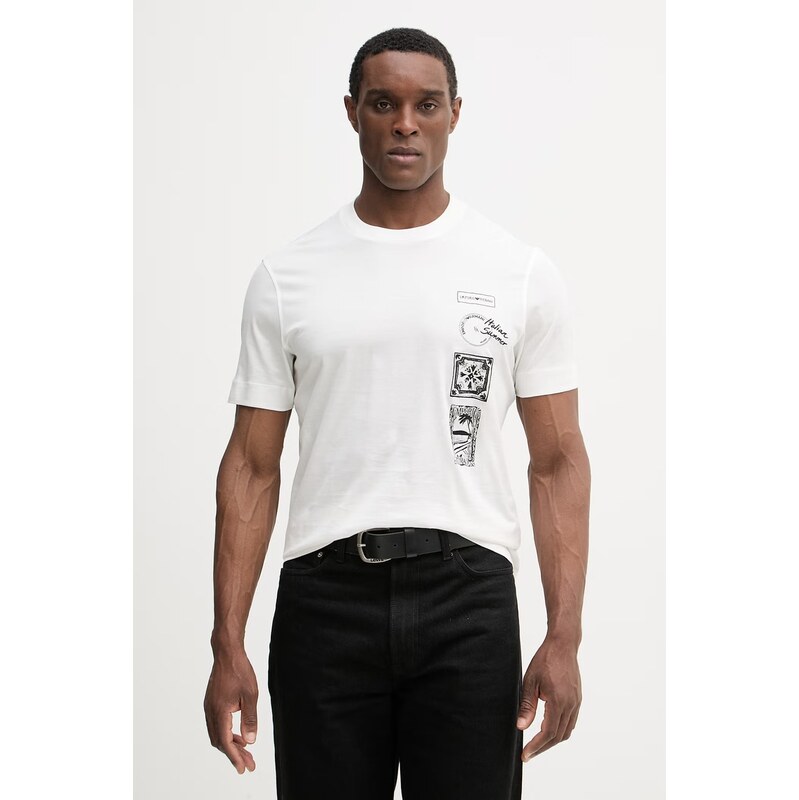 Bavlnené tričko Emporio Armani 67603186